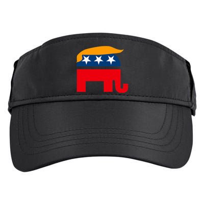 GOP Donald Trump Republican Elephant Adult Drive Performance Visor