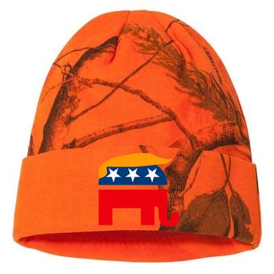 GOP Donald Trump Republican Elephant Kati Licensed 12" Camo Beanie