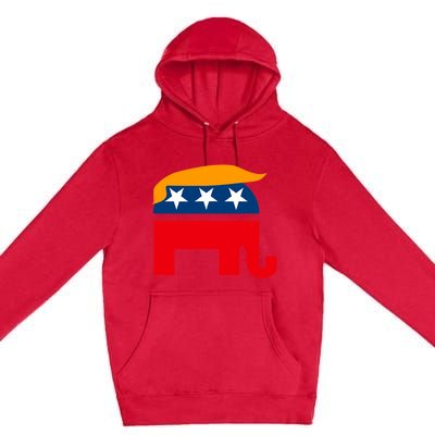 GOP Donald Trump Republican Elephant Premium Pullover Hoodie