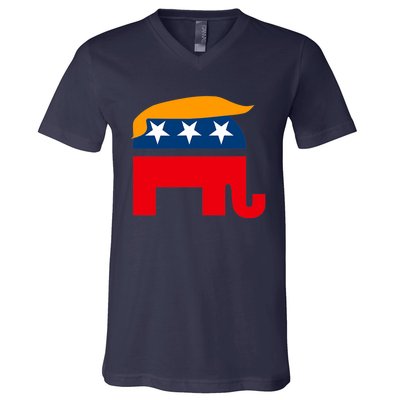 GOP Donald Trump Republican Elephant V-Neck T-Shirt