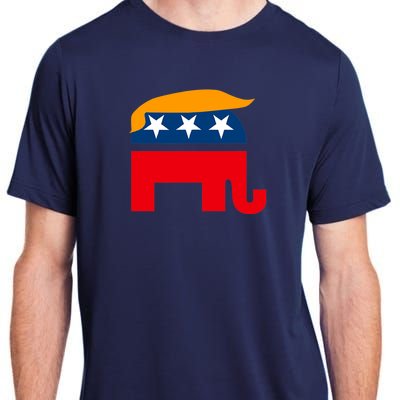 GOP Donald Trump Republican Elephant Adult ChromaSoft Performance T-Shirt