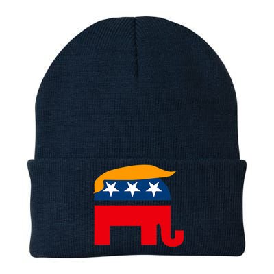 GOP Donald Trump Republican Elephant Knit Cap Winter Beanie