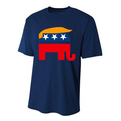 GOP Donald Trump Republican Elephant Performance Sprint T-Shirt