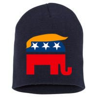 GOP Donald Trump Republican Elephant Short Acrylic Beanie