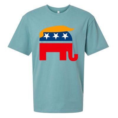 GOP Donald Trump Republican Elephant Sueded Cloud Jersey T-Shirt