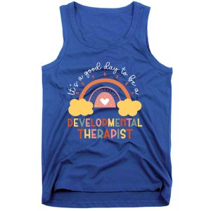 Good Day To Be Developtal Therapist Rainbow Therapy Cute Gift Tank Top