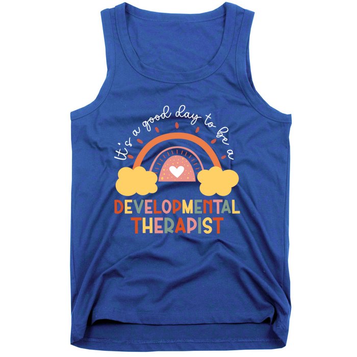 Good Day To Be Developtal Therapist Rainbow Therapy Cute Gift Tank Top