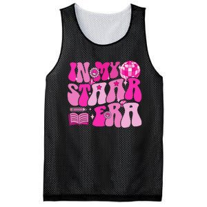 Groovy Disco Testing Day Teacher Student In My Staar Era Mesh Reversible Basketball Jersey Tank