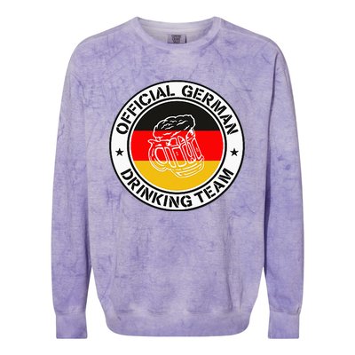 German Drinking Team Colorblast Crewneck Sweatshirt