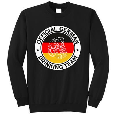 German Drinking Team Tall Sweatshirt