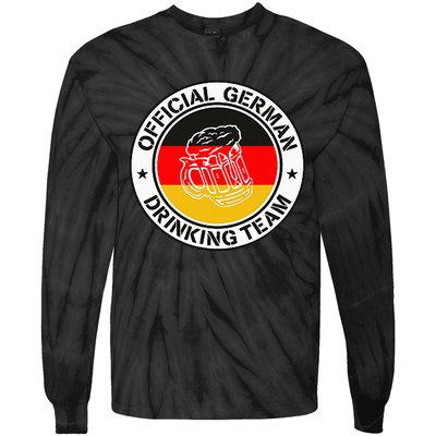 German Drinking Team Tie-Dye Long Sleeve Shirt