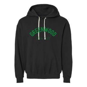 Greenwood District. Tulsa Oklahoma. Black Wall Street. Garment-Dyed Fleece Hoodie