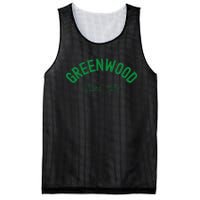 Greenwood District. Tulsa Oklahoma. Black Wall Street. Mesh Reversible Basketball Jersey Tank