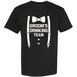 Groom's Drinking Team | Bachelor Party Squad | Wedding Garment-Dyed Heavyweight T-Shirt