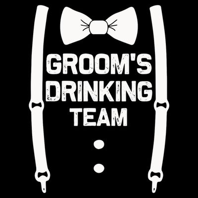 Groom's Drinking Team | Bachelor Party Squad | Wedding T-Shirt