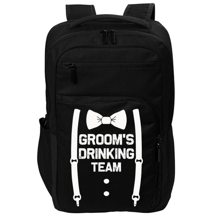 Groom's Drinking Team | Bachelor Party Squad | Wedding Impact Tech Backpack