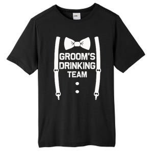 Groom's Drinking Team | Bachelor Party Squad | Wedding Tall Fusion ChromaSoft Performance T-Shirt