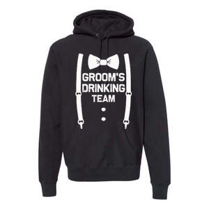 Groom's Drinking Team | Bachelor Party Squad | Wedding Premium Hoodie