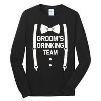 Groom's Drinking Team | Bachelor Party Squad | Wedding Tall Long Sleeve T-Shirt