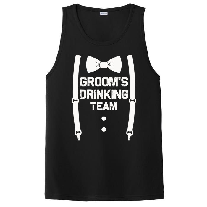 Groom's Drinking Team | Bachelor Party Squad | Wedding PosiCharge Competitor Tank