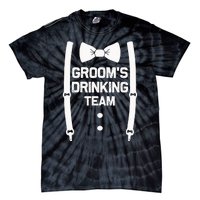 Groom's Drinking Team | Bachelor Party Squad | Wedding Tie-Dye T-Shirt