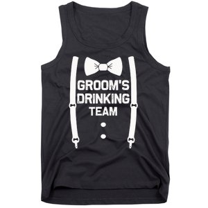 Groom's Drinking Team | Bachelor Party Squad | Wedding Tank Top