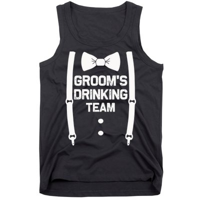 Groom's Drinking Team | Bachelor Party Squad | Wedding Tank Top