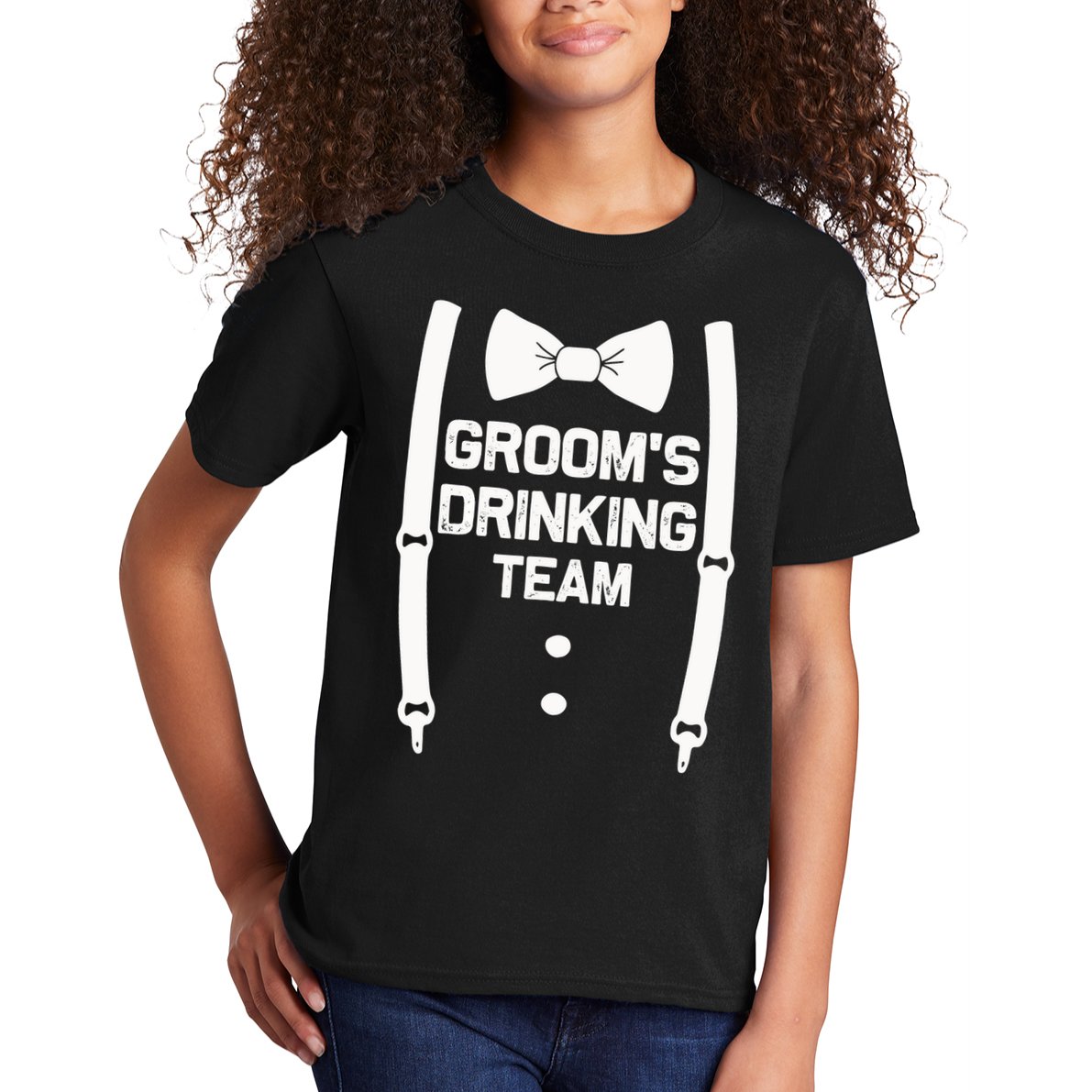 Groom's Drinking Team | Bachelor Party Squad | Wedding Kids T-Shirt