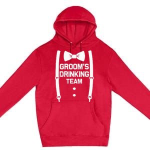 Groom's Drinking Team | Bachelor Party Squad | Wedding Premium Pullover Hoodie