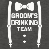 Groom's Drinking Team | Bachelor Party Squad | Wedding Vector Backpack