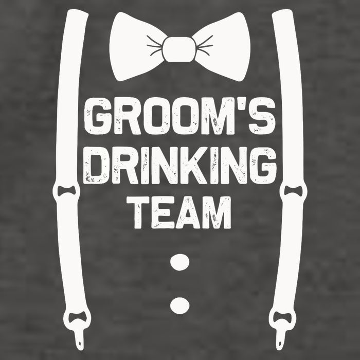 Groom's Drinking Team | Bachelor Party Squad | Wedding Vector Backpack