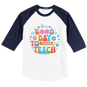 Good Day To Teach Back To School Graphic Baseball Sleeve Shirt