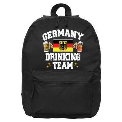 Germany Drinking Team Germany Beer Festivals Oktoberfest 16 in Basic Backpack