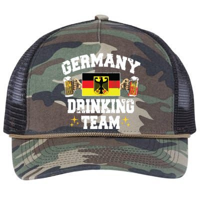 Germany Drinking Team Germany Beer Festivals Oktoberfest Retro Rope Trucker Hat Cap