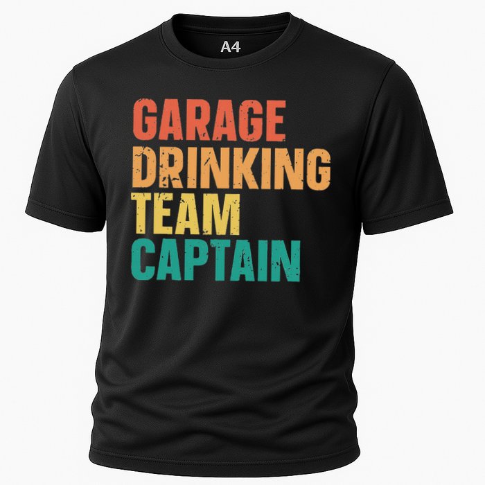 Garage Drinking Team Captain Cooling Performance Crew T-Shirt