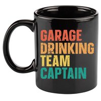 Garage Drinking Team Captain 11oz C Handle Ceramic Mug