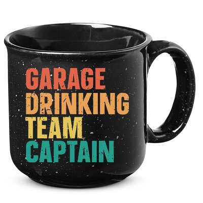 Garage Drinking Team Captain 15oz Campfire Ceramic Mug