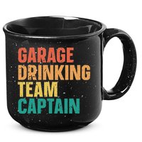 Garage Drinking Team Captain 15oz Campfire Ceramic Mug