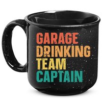 Garage Drinking Team Captain 15oz Campfire Ceramic Mug