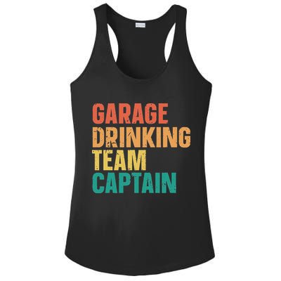 Garage Drinking Team Captain Ladies PosiCharge Competitor Racerback Tank