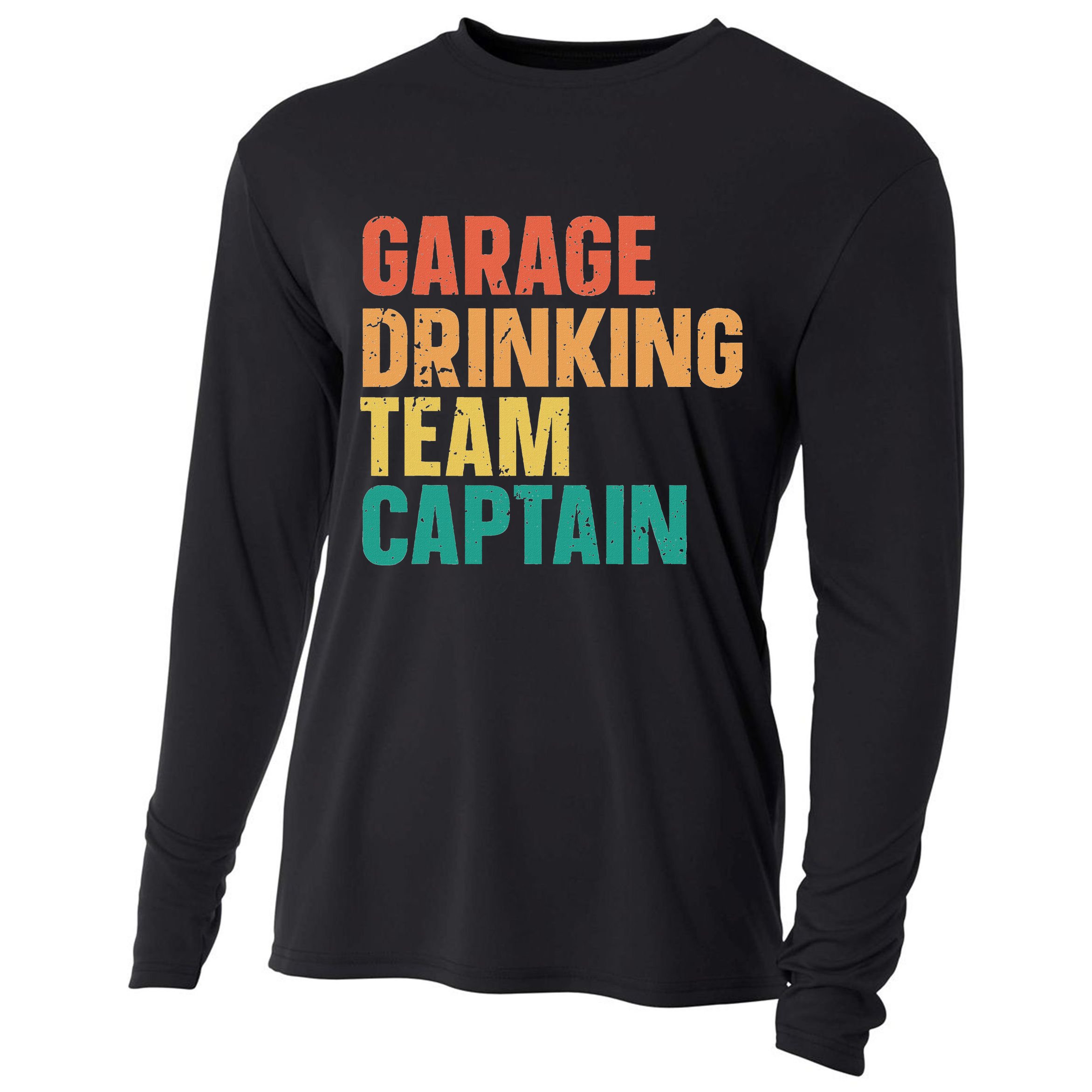 Garage Drinking Team Captain Cooling Performance Long Sleeve Crew