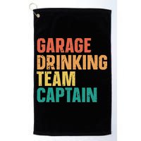 Garage Drinking Team Captain Golf Towel
