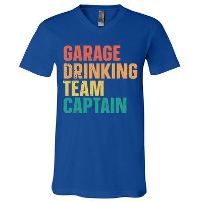 Garage Drinking Team Captain V-Neck T-Shirt