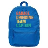 Garage Drinking Team Captain 16 in Basic Backpack