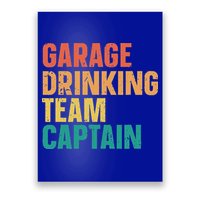 Garage Drinking Team Captain Poster