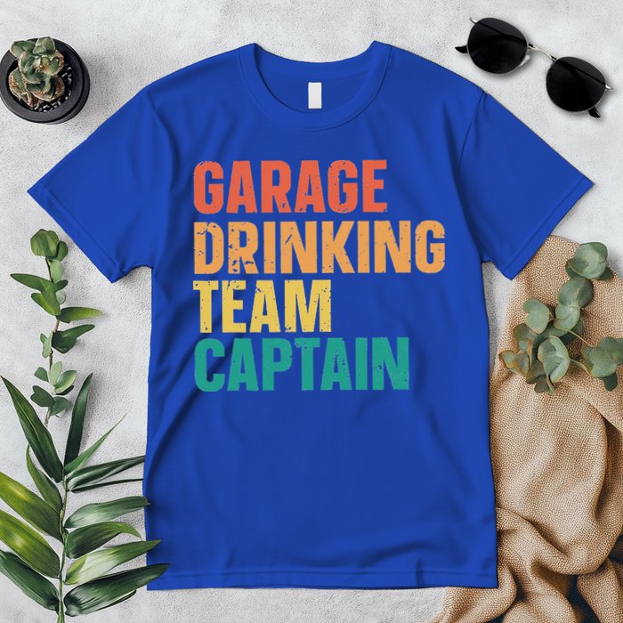 Garage Drinking Team Captain Premium T-Shirt