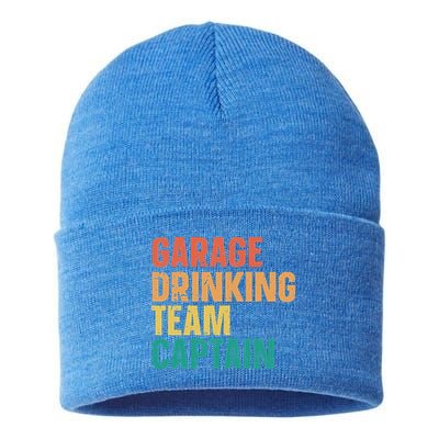 Garage Drinking Team Captain Sustainable Knit Beanie