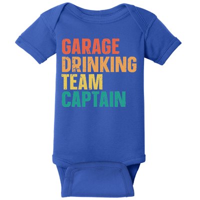 Garage Drinking Team Captain Baby Bodysuit