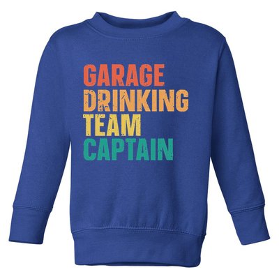 Garage Drinking Team Captain Toddler Sweatshirt