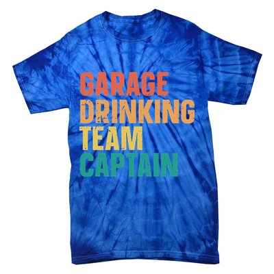Garage Drinking Team Captain Tie-Dye T-Shirt